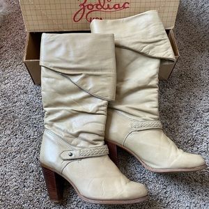 Vintage Zodiac Heeled Boots
